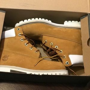 Premium Wheat/White Timberlands